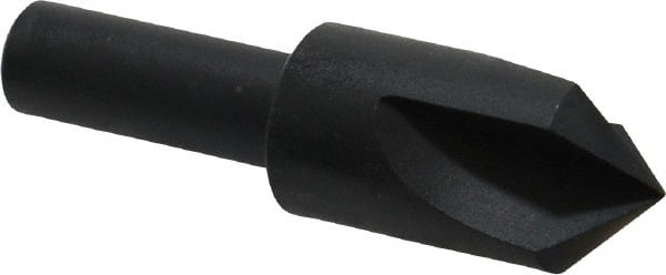 Cleveland - 5/8" Head Diam, 3/8" Shank Diam, 3 Flute 90° High Speed Steel Countersink - Exact Tooling