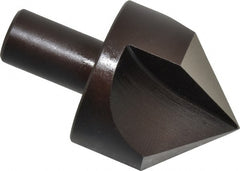 Cleveland - 2" Head Diam, 3/4" Shank Diam, 3 Flute 90° High Speed Steel Countersink - Exact Tooling