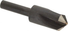 Cleveland - 1/2" Head Diam, 1/4" Shank Diam, 3 Flute 100° High Speed Steel Countersink - Exact Tooling