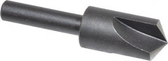 Cleveland - 1/2" Head Diam, 1/4" Shank Diam, 3 Flute 120° High Speed Steel Countersink - Exact Tooling