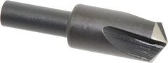 Cleveland - 5/8" Head Diam, 3/8" Shank Diam, 3 Flute 120° High Speed Steel Countersink - Exact Tooling