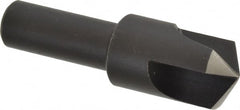 Cleveland - 3/4" Head Diam, 1/2" Shank Diam, 3 Flute 120° High Speed Steel Countersink - Exact Tooling