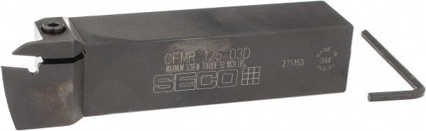 Seco - CFMR, Right Hand Cut, 1-1/4" Shank Height x 1-1/4" Shank Width, Indexable Turning Toolholder - 6" OAL, LC..1603.. Insert Compatibility, Series Multi-Directional Turning (MDT) - Exact Tooling