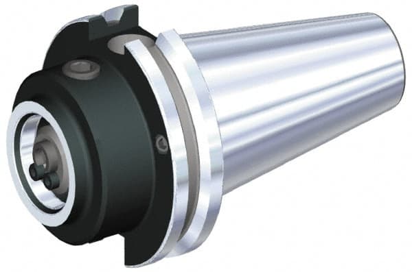 Kennametal - KM50 System Size, CAT50 Taper, Modular Tool Holding System Adapter - 59.94mm Projection, 2.48" Body Diam, 161.54mm OAL, Through Coolant - Exact Tooling