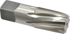 Cleveland - 1" Pipe, 1.212" Diam, 1.103" Small End Diam, Straight Shank, 44.45mm Flute, Taper Pipe Reamer - Exact Tooling