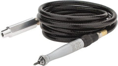 Chicago Pneumatic - 13,500 BPM, 90 psi, 0.25" Inlet, Air Engraving Pen - Includes Air Scribe & 8' Hose with Air Filter - Exact Tooling