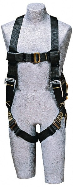 DBI/SALA - 420 Lb Capacity, Size Universal, Full Body High Temperature Safety Harness - Kevlar/Nomex, Pass-Thru Leg Strap, Pass-Thru Chest Strap - Exact Tooling