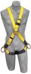 DBI/SALA - 420 Lb Capacity, Size Universal, Full Body Tower Climbers Safety Harness - Polyester Webbing, Front D-Ring, Side D-Ring, Pass-Thru Leg Strap, Pass-Thru Chest Strap - Exact Tooling