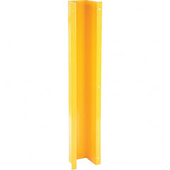 Vestil - 9-3/16" Wide x 6-1/8" Deep x 48" High, Steel Column Protector - Fits 5" Columns, Yellow - Exact Tooling