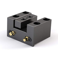Global CNC Industries - Turret & VDI Tool Holders; Type: Haas OD Facing Block ; Clamping System: 80mm X 45mm ; Tool Axis: OD ; Through Coolant: No ; Outside Diameter (Decimal Inch): 1.0000 ; Additional Information: 4 Mounting Holes - Exact Tooling