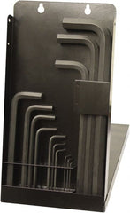 Bondhus - 13 Piece L-Key Ball End Hex Key Set - Hex Range 1.27 to 17mm, Protanium High Torque Steel - Exact Tooling