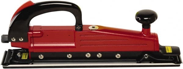 Chicago Pneumatic - 2-3/4 x 17-1/2 Inch, 5,000 RPM Air Inline Sander - 0.25 Hp, 1/4 Inch Inlet, 8.5 CFM Air Consumption, Rear Exhaust, 1,812 FPM Speed - Exact Tooling