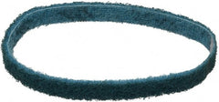 3M - 1/2" Wide x 12" OAL, Aluminum Oxide Abrasive Belt - Aluminum Oxide, Very Fine, Nonwoven, Series SC-BS - Exact Tooling