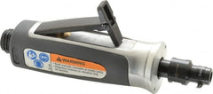 Ingersoll-Rand - 1/4" Collet, Straight Handle, Straight Air Die Grinder - 25,000 RPM, Rear Exhaust, 32 CFM, 0.4 hp, 620 kPa, 1/4 NPT - Exact Tooling