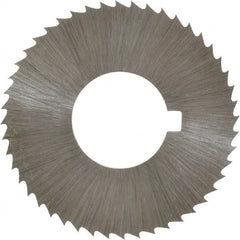 Controx - 1-1/4" Diam x 0.04" Blade Thickness x 1/2" Arbor Hole Diam, 48 Tooth Slitting and Slotting Saw - Arbor Connection, Right Hand, Uncoated, Cobalt, Concave Ground, Contains Keyway - Exact Tooling