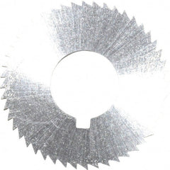 Controx - 1-1/4" Diam x 1/16" Blade Thickness x 1/2" Arbor Hole Diam, 48 Tooth Slitting and Slotting Saw - Arbor Connection, Right Hand, Uncoated, Cobalt, Concave Ground, Contains Keyway - Exact Tooling
