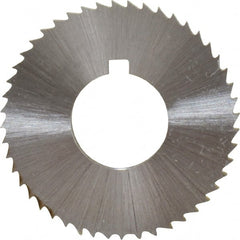Controx - 1-1/4" Diam x 0.0938" Blade Thickness x 1/2" Arbor Hole Diam, 48 Tooth Slitting and Slotting Saw - Arbor Connection, Right Hand, Uncoated, Cobalt, Concave Ground, Contains Keyway - Exact Tooling