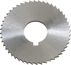Controx - 1-1/2" Diam x 0.0469" Blade Thickness x 1/2" Arbor Hole Diam, 48 Tooth Slitting and Slotting Saw - Arbor Connection, Right Hand, Uncoated, Cobalt, Concave Ground, Contains Keyway - Exact Tooling