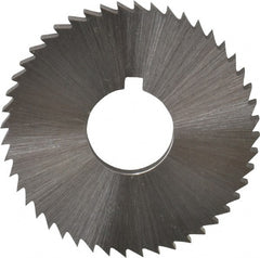 Controx - 1-1/2" Diam x 1/8" Blade Thickness x 1/2" Arbor Hole Diam, 48 Tooth Slitting and Slotting Saw - Arbor Connection, Right Hand, Uncoated, Cobalt, Concave Ground, Contains Keyway - Exact Tooling