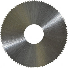 Controx - 1-3/4" Diam x 0.0313" Blade Thickness x 1/2" Arbor Hole Diam, 90 Tooth Slitting & Slotting Saw - Arbor Connection, Right Hand, Uncoated, M2 High Speed Steel, Concave Ground - Exact Tooling