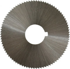 Controx - 1-3/4" Diam x 0.04" Blade Thickness x 1/2" Arbor Hole Diam, 90 Tooth Slitting and Slotting Saw - Arbor Connection, Right Hand, Uncoated, Cobalt, Concave Ground, Contains Keyway - Exact Tooling