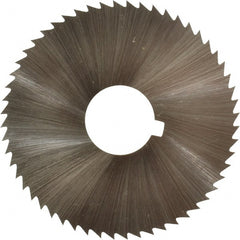 Controx - 1-3/4" Diam x 0.0469" Blade Thickness x 1/2" Arbor Hole Diam, 56 Tooth Slitting and Slotting Saw - Arbor Connection, Right Hand, Uncoated, Cobalt, Concave Ground, Contains Keyway - Exact Tooling
