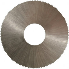 Controx - 2" Diam x 0.014" Blade Thickness x 5/8" Arbor Hole Diam, 132 Tooth Slitting and Slotting Saw - Arbor Connection, Right Hand, Uncoated, High Speed Steel, Concave Ground - Exact Tooling