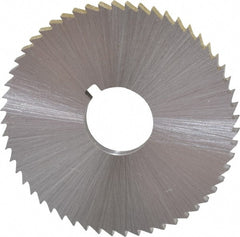 Controx - 2" Diam x 0.0156" Blade Thickness x 5/8" Arbor Hole Diam, 132 Tooth Slitting and Slotting Saw - Arbor Connection, Right Hand, Uncoated, High Speed Steel, Concave Ground - Exact Tooling