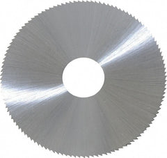 Controx - 2-1/2" Diam x 0.0313" Blade Thickness x 5/8" Arbor Hole Diam, 120 Tooth Slitting & Slotting Saw - Arbor Connection, Right Hand, Uncoated, M2 High Speed Steel, Concave Ground - Exact Tooling
