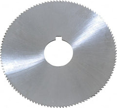 Controx - 2-1/2" Diam x 0.04" Blade Thickness x 5/8" Arbor Hole Diam, 120 Tooth Slitting and Slotting Saw - Arbor Connection, Right Hand, Uncoated, Cobalt, Concave Ground, Contains Keyway - Exact Tooling