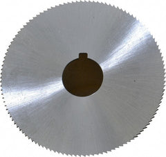 Controx - 2-1/2" Diam x 0.0469" Blade Thickness x 5/8" Arbor Hole Diam, 120 Tooth Slitting and Slotting Saw - Arbor Connection, Right Hand, Uncoated, Cobalt, Concave Ground, Contains Keyway - Exact Tooling