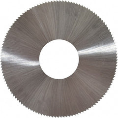Controx - 3" Diam x 0.02" Blade Thickness x 1" Arbor Hole Diam, 160 Tooth Slitting and Slotting Saw - Arbor Connection, Right Hand, Uncoated, High Speed Steel, Concave Ground - Exact Tooling