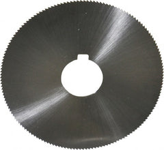 Controx - 4" Diam x 0.0313" Blade Thickness x 1" Arbor Hole Diam, 160 Tooth Slitting and Slotting Saw - Arbor Connection, Right Hand, Uncoated, Cobalt, Concave Ground - Exact Tooling