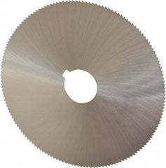 Controx - 5" Diam x 0.04" Blade Thickness x 1" Arbor Hole Diam, 160 Tooth Slitting and Slotting Saw - Arbor Connection, Right Hand, Uncoated, Cobalt, Concave Ground, Contains Keyway - Exact Tooling