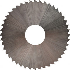 Controx - 1-3/4" Diam x 0.0313" Blade Thickness x 1/2" Arbor Hole Diam, 44 Tooth Slitting & Slotting Saw - Arbor Connection, Right Hand, Uncoated, M2 High Speed Steel, 15° Rake, Concave Ground - Exact Tooling