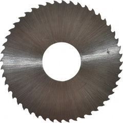 Controx - 2" Diam x 0.0313" Blade Thickness x 5/8" Arbor Hole Diam, 48 Tooth Slitting & Slotting Saw - Arbor Connection, Right Hand, Uncoated, M2 High Speed Steel, 15° Rake, Concave Ground - Exact Tooling