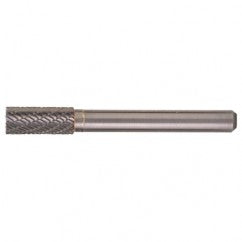 SA-43 Double Cut Solid Carbide Bur-Cylindrical without End Cut - Exact Tooling