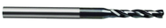 2.35mm Dia. - Carbide Micro 5xD Drill-118° Point-Coolant Thru-TiAlN - Exact Tooling