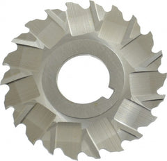 Controx - 2" Blade Diam x x 0.0781" Blade Thickness, 5/8" Hole, 22 Teeth, Cobalt Side Chip Saw - Staggered Tooth, Arbor Connection, Right Hand Cut, Uncoated, with Keyway - Exact Tooling