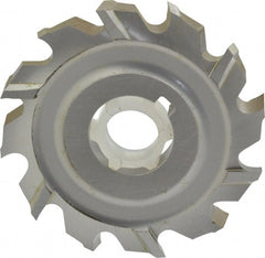 Controx - 2" Blade Diam x 1/4" Blade Thickness, 5/8" Hole, 12 Teeth, Cobalt Side Chip Saw - Staggered Tooth, Arbor Connection, Right Hand Cut, Uncoated, with Keyway - Exact Tooling