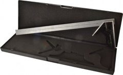 SPI - 2 Piece, 18" Combination Square Set - 1/16, 1/32, 1/64 & 1/8" (4R) Graduation, Hardened Steel Blade, Hardened Steel Square Head - Exact Tooling