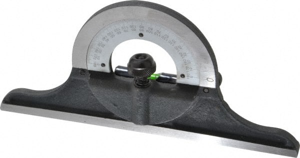 SPI - 12 to 24 Inch Long Blade, Combination Square Protractor Head - Cast Iron - Exact Tooling