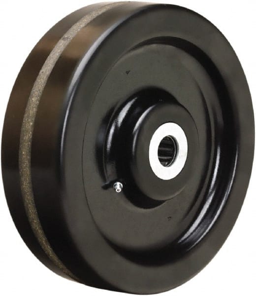 Hamilton - 10 Inch Diameter x 3 Inch Wide, Phenolic Caster Wheel - 2,900 Lb. Capacity, 3-1/4 Inch Hub Length, 3/4 Inch Axle Diameter, Tapered Roller Bearing - Exact Tooling