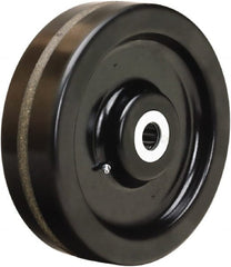 Hamilton - 10 Inch Diameter x 3 Inch Wide, Phenolic Caster Wheel - 2,900 Lb. Capacity, 3-1/4 Inch Hub Length, 1-1/4 Inch Axle Diameter, Straight Roller Bearing - Exact Tooling