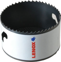 Lenox - 3-3/8" Diam, 1-1/2" Cutting Depth, Hole Saw - Bi-Metal Saw, Toothed Edge - Exact Tooling