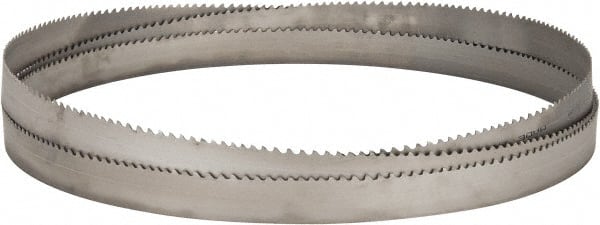 Lenox - 3 to 4 TPI, 14' 6" Long x 1-1/4" Wide x 0.042" Thick, Welded Band Saw Blade - Bi-Metal, Toothed Edge, Raker Tooth Set, Flexible Back - Exact Tooling