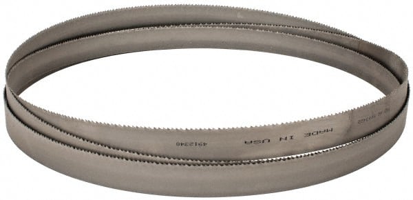 Lenox - 5 to 8 TPI, 14' 6" Long x 1-1/4" Wide x 0.042" Thick, Welded Band Saw Blade - Bi-Metal, Toothed Edge, Raker Tooth Set, Flexible Back - Exact Tooling
