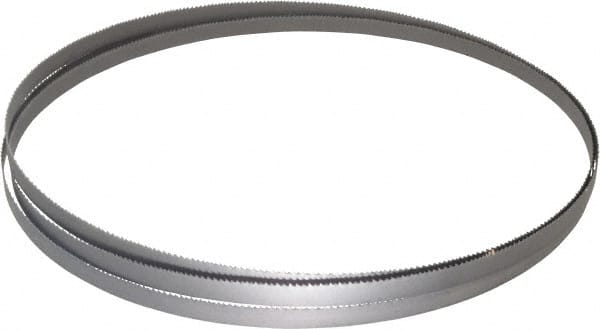 Lenox - 8 to 12 TPI, 10' Long x 1/2" Wide x 0.025" Thick, Welded Band Saw Blade - Bi-Metal, Toothed Edge, Modified Raker Tooth Set, Flexible Back, Contour Cutting - Exact Tooling