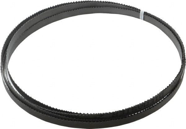 Lenox - 6 to 10 TPI, 12' 6" Long x 1/2" Wide x 0.025" Thick, Welded Band Saw Blade - Bi-Metal, Toothed Edge, Modified Raker Tooth Set, Flexible Back, Contour Cutting - Exact Tooling