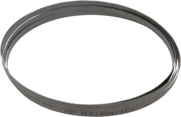Lenox - 8 to 12 TPI, 14' 6" Long x 1/2" Wide x 0.025" Thick, Welded Band Saw Blade - Bi-Metal, Toothed Edge, Modified Raker Tooth Set, Flexible Back, Contour Cutting - Exact Tooling